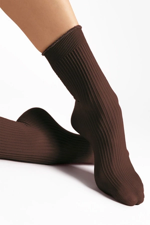 Fiore Sassy 40 DEN G1195 Wyrób pończoszniczy skarpetki, chocolate
