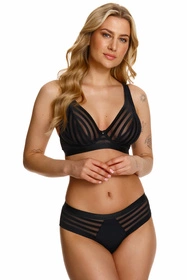 Lupo 2412 Majtki brazyliany, czarny