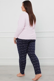 Italian Fashion Arugia dł.r. dł.sp. Nocna piżama, róż/druk