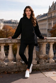 Vivisence 9207kmpl Komplet legginsy + bluza, czarny