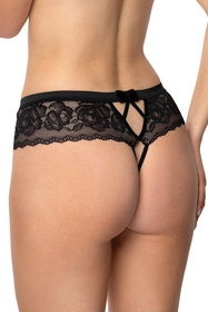Róża Lafonia Majtki stringi, czarny