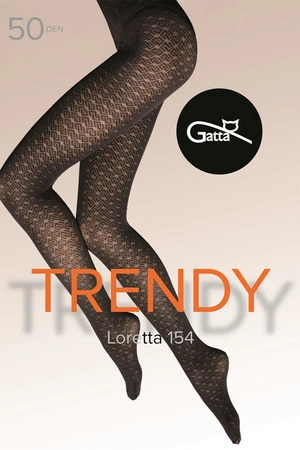 Gatta Loretta 154 50 DEN Wyrób pończoszniczy rajstopy, nero