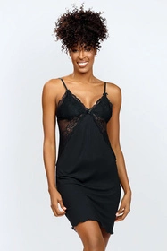 Dkaren Zuwena Nocna koszulka, czarny