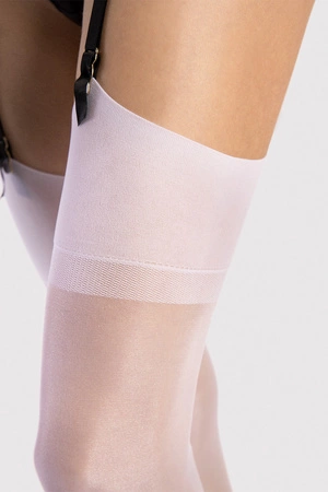 Fiore Infini 15 DEN O4112 Wyrób pończoszniczy pończochy do pasa, white