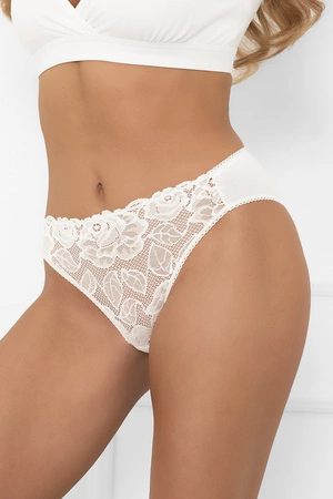 Italian Fashion Libra midi Majtki figi, biały