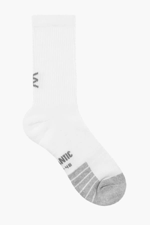 Atlantic MC-003 Skarpety za kostkę, biały