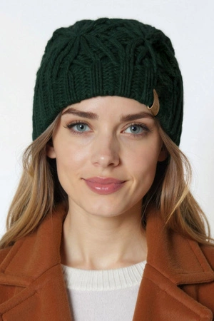 Vivisence 70112Kmpl Komplet czapka+szalik, butelkowa zieleń