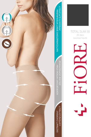 Fiore Total Slim 20 den M5206 Wyr�b po�czoszniczy rajstopy, black