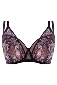 Unikat Zuma Biustonosz usztywniany, czarny-wzór