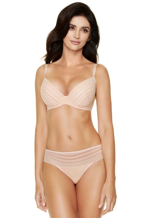 Gorteks Luna/B1 Biustonosz push-up, beżowy