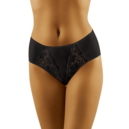 Wol-Bar Eco-Li Majtki figi, czarny