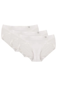 Wol-Bar Diamond 3517 3-pak Majtki figi, biały