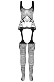 Passion BS106 Body bodystocking, black