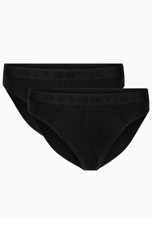 Atlantic 2BMP-016 Majtki slipy, czarny