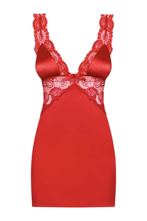 Obsessive Secred chemise Nocna komplet koszulka + stringi, czerwony