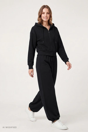 Vivisence 9211kmpl Komplet bluza+spodnie, czarny