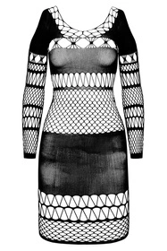 Passion BS105 Nocna koszulka, black