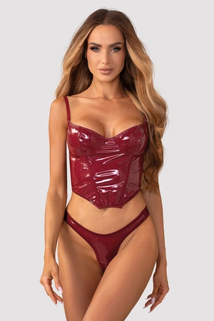 Obsessive Redya corset & thong Gorset sexy, red
