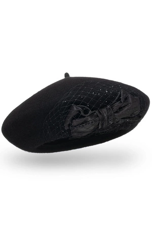 Vivisence 7081 Nakrycie głowy beret, czarny