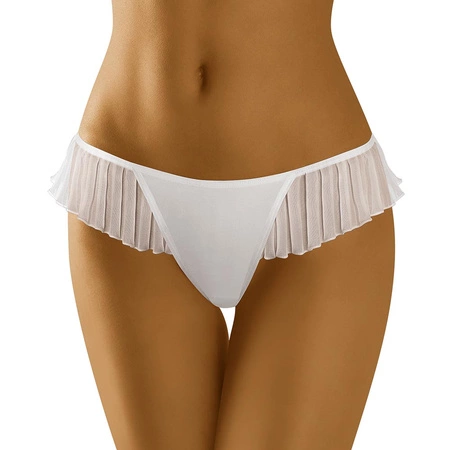 Wol-Bar Maracato Majtki szorto-stringi, biały