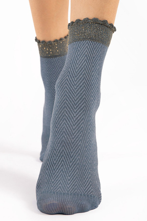 Fiore Spina 40 DEN G1177 Wyr�b po�czoszniczy skarpetki, jeans
