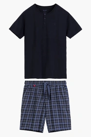 Atlantic NMP-401 Nocna piżama, granat/denim