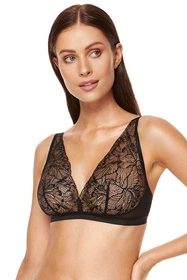 Gorteks Harlow/B2 Biustonosz miękki, czarny