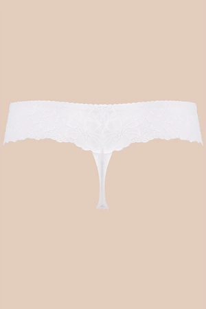 Mat 053/4 Carmela Majtki stringi, biały