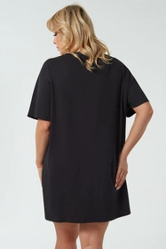 Italian Fashion Picos kr.r. Nocna koszula, czarny