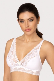 Róża Gizela Biustonosz braletka, biały