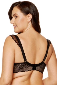 Gorteks Astrid/B4 Biustonosz usztywniany, czarno-beżowy