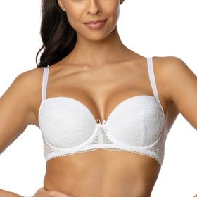 Mat 0199/11 Patrice Biustonosz push-up, biały