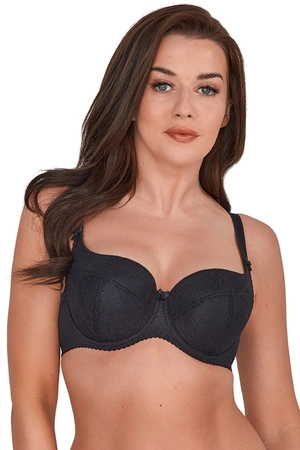 Gaia 758 Micaela Biustonosz usztywniany, czarny 2