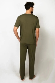 Italian Fashion Dallas kr.r. dł.sp. Nocna piżama, khaki