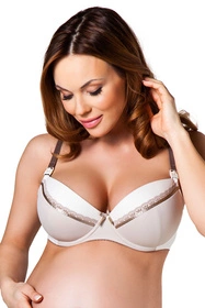 Alles Mama Caffe Latte U Biustonosz do karmienia, beżowy