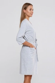 Moraj PDSZ3800-001 Nocna szlafrok, grey melange