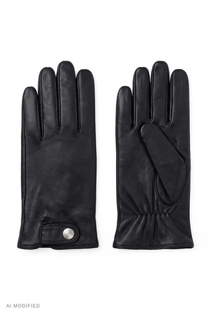 Vivisence MR7202 Rękawiczki skórzane, black