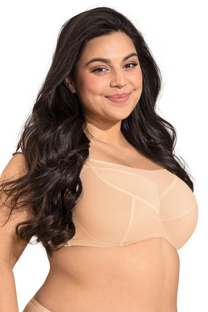 Nessa Salma crop top Biustonosz miękki, beż