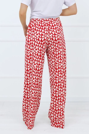 Italian Fashion Evora dł.sp. Nocna spodnie, druk/czerwony
