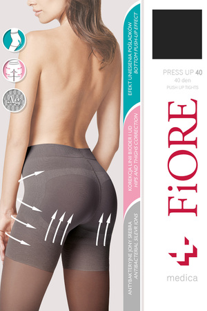 Fiore Press Up 40 den M5202 Wyr�b po�czoszniczy rajstopy, black