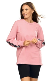 Reviver F5583 Bluza nierozpinana, pudrowy róż