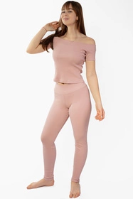 Dkaren Bayo-Le Legginsy klasyczne, puder