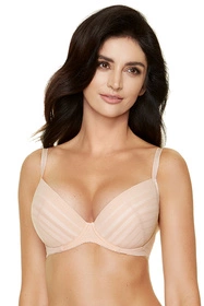 Gorteks Luna/B1 Biustonosz push-up, beżowy