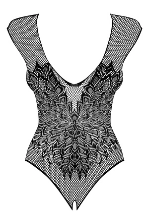 Obsessive B112 teddy Body sexy, czarny