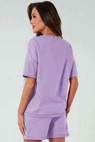 Italian Fashion Madri kr.r. Bluzka klasyczna, lila