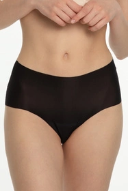 Julimex Mousse Maxi Majtki wysokie figi, czarny