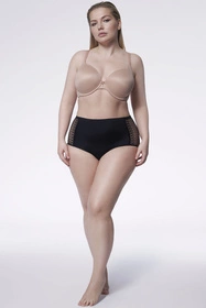 Julimex Opal panty Majtki wysokie figi, czarny