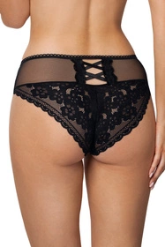 Róża Amarantes Majtki figi, czarny