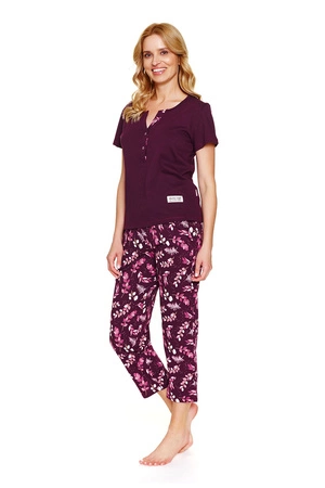 Doctor Nap PM.7267 Nocna piżama, burgundy