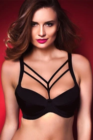 Kostar 052W Biustonosz usztywniany, czarny